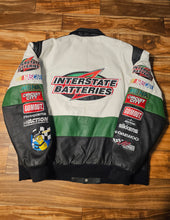Load image into Gallery viewer, XXL - Vintage Nascar Bobby Labonte Interstate Batteries Jeff Hamilton Leather Jacket