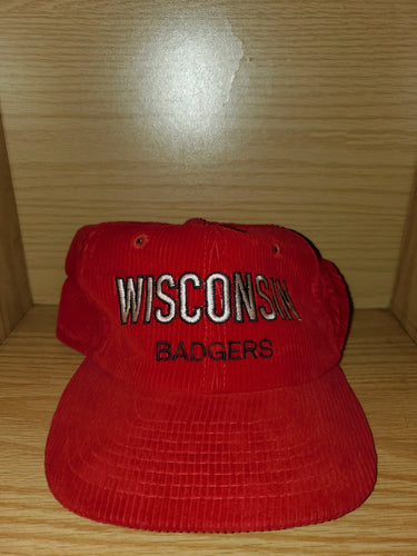 Vintage Corduroy Badgers Hat