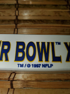 Vintage 1997 Packers Championship Superbowl XXXI License Plate Cover Bundle