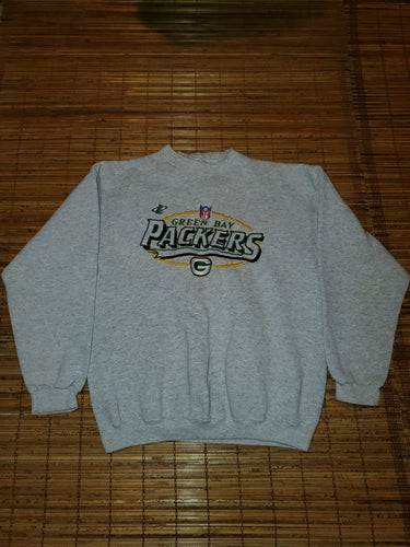 L - Vintage Packers Logo Athletics Sweater