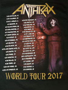 M/L - Anthrax Rock 2017 Would Tour Shirt