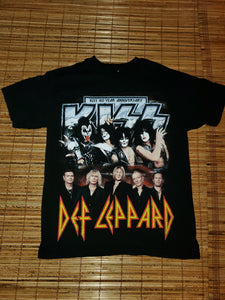 M - 2014 Kiss & Def Leppard Summer Tour Shirt
