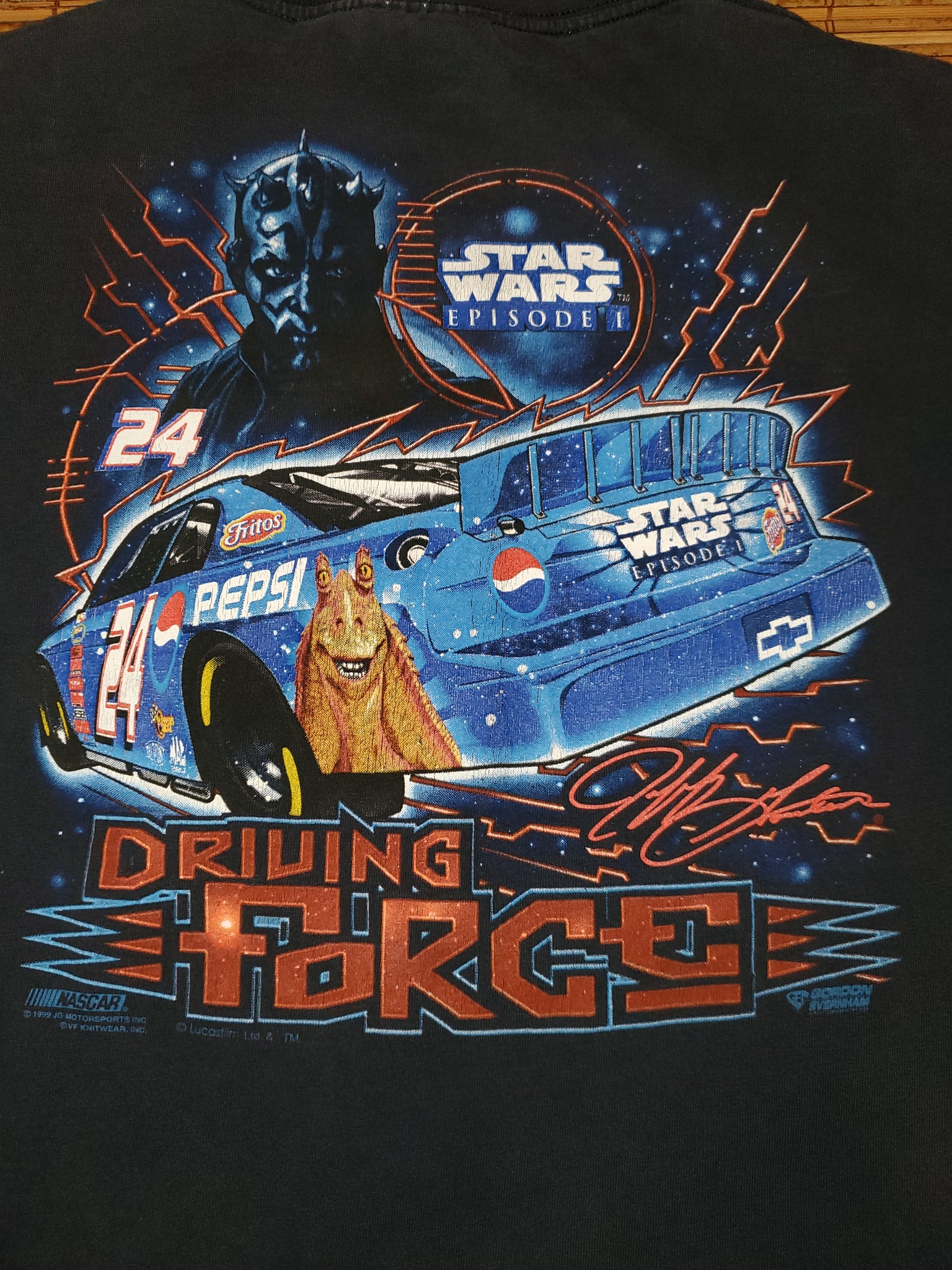 L - Vintage Jeff Gordon Star Wars Shirt – Twisted Thrift