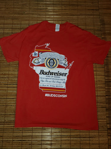 L - Budweiser Wisconsin Shirt