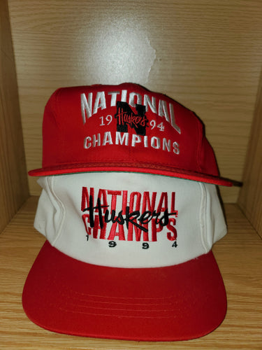 Vintage Nebraska Cornhusker Hat Bundle