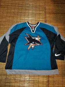 XL - Vintage 1990's NHL San Jose Sharks Nike Jersey