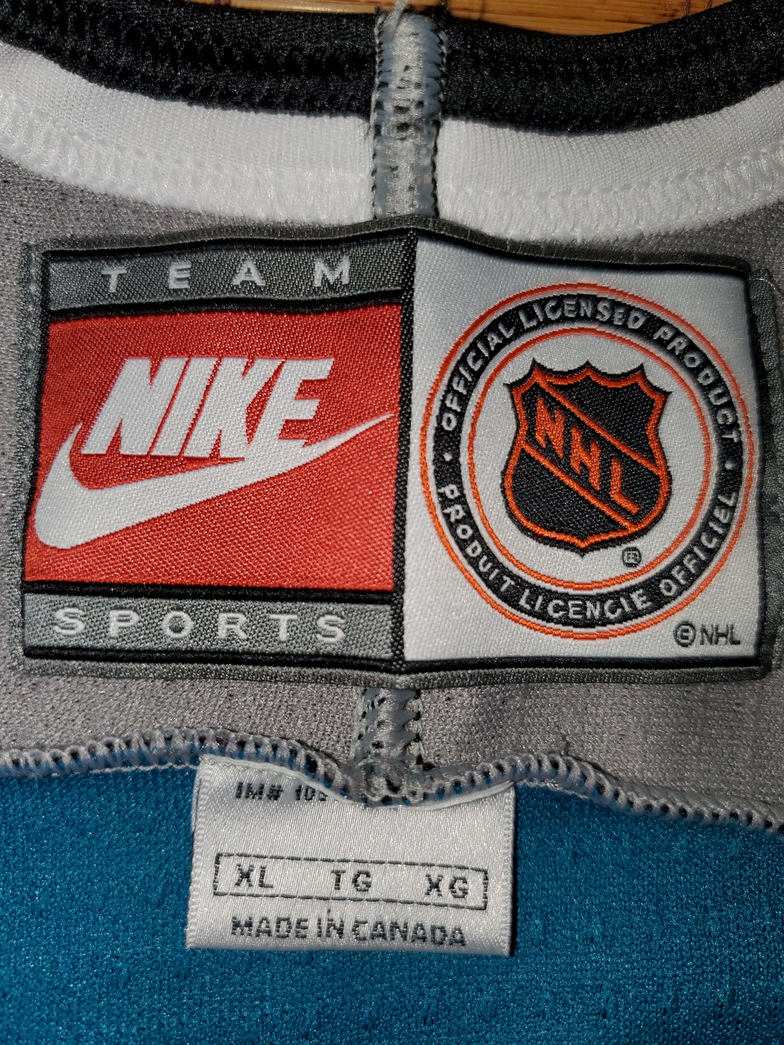 XL - Vintage 1990's NHL San Jose Sharks Nike Jersey – Twisted Thrift