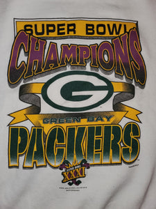 L - Vintage Green Bay Packers Super Bowl Sweater