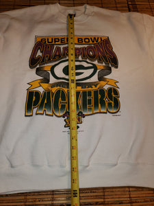 L - Vintage Green Bay Packers Super Bowl Sweater