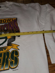 L - Vintage Green Bay Packers Super Bowl Sweater