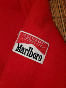 XL - Vintage Marlboro Fleece Zip Up Sweater