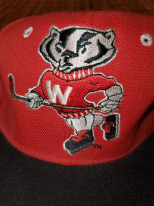 Vintage Fitted Badgers Hockey Hat