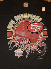 Load image into Gallery viewer, XL - Vintage 1996 49ers Superbowl Shirt