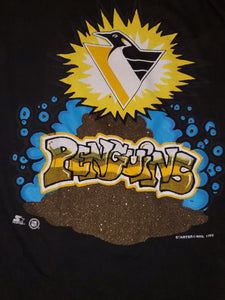 M - Vintage 1993 Starter Penguins Shirt