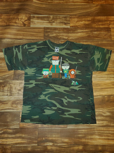 XL - Vintage 1998 South Park Camo Shirt