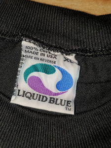 XL - NEW Vintage 1997 Liquid Blue Dinosaur Shirt