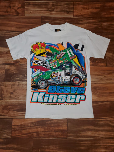 S/M - NEW Vintage Sprint Car Dirt Racing Steve Kinser Shirt
