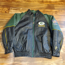 Load image into Gallery viewer, L - Vintage Leather Packer Super Bowl XXXI Jacket