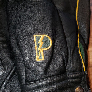 L - Vintage Leather Packer Super Bowl XXXI Jacket