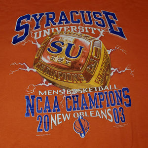 XL - 2003 Syracuse University NCAA Champions Shirt
