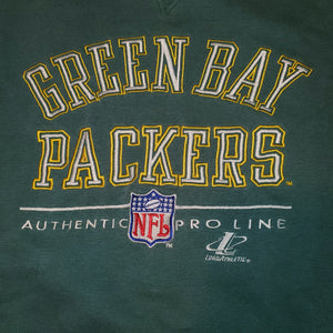 L - Vintage Packers Logo Athletic Crewneck