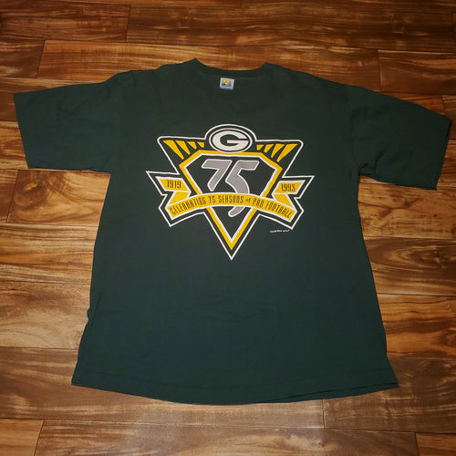 XL - Vintage 1993 Packers 75th Anniversary Shirt