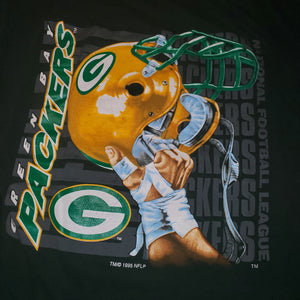 L - Vintage 1995 Packers Helmet Shirt