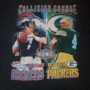 XL - Vintage Packers Broncos Super Bowl Crewneck