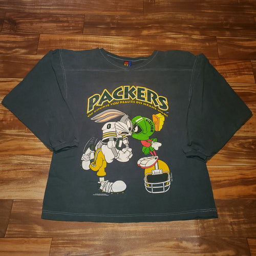 L/XL - Vintage 1993 Packers Looney Tunes Shirt