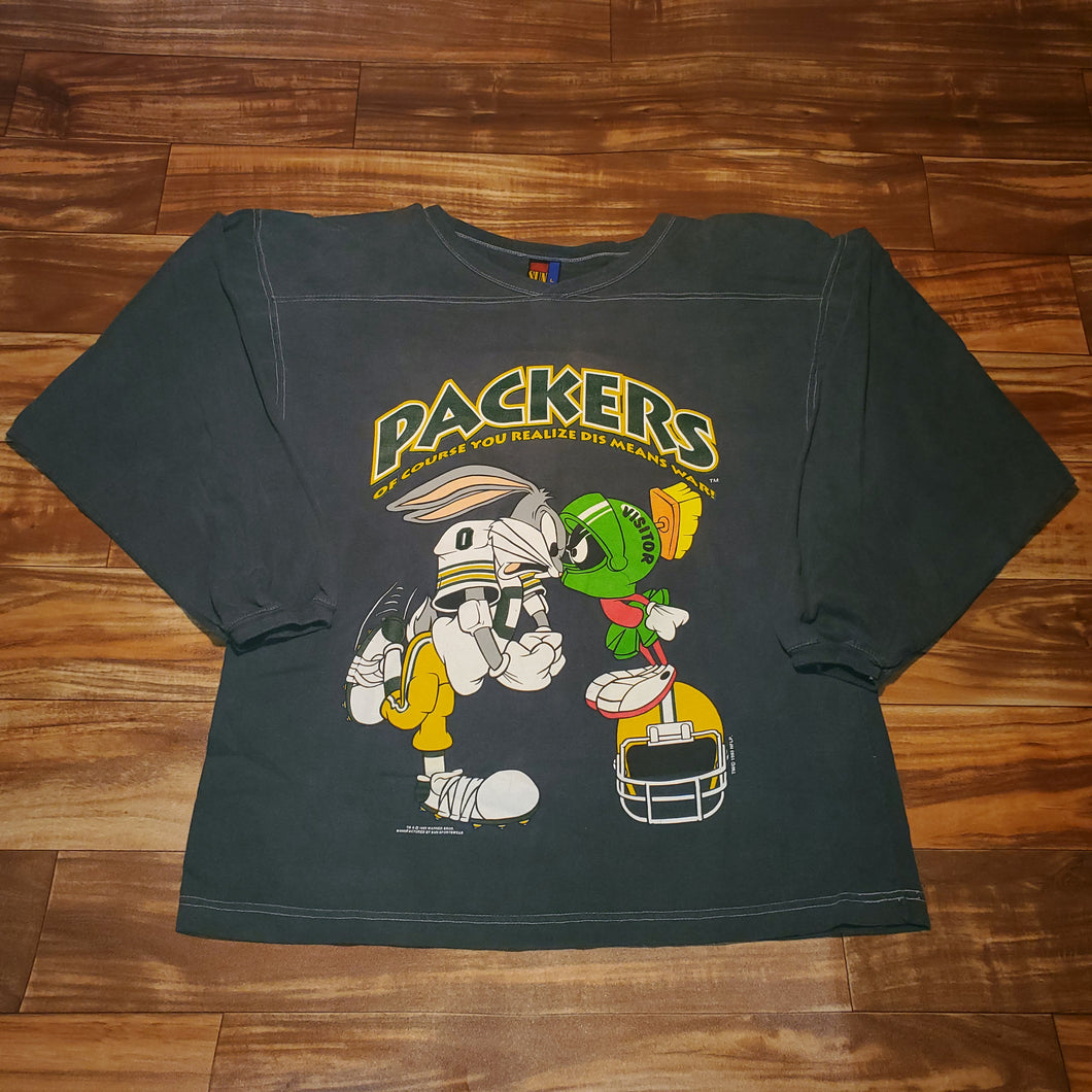 L/XL - Vintage 1993 Packers Looney Tunes Shirt