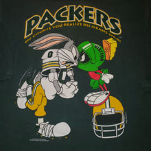 Load image into Gallery viewer, L/XL - Vintage 1993 Packers Looney Tunes Shirt