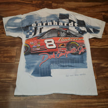 Load image into Gallery viewer, L/XL - Vintage 2000s Dale Earnhardt Jr All Over Print Nascar Shirt
