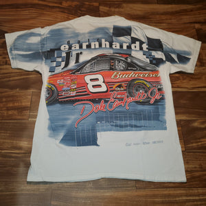 L/XL - Vintage 2000s Dale Earnhardt Jr All Over Print Nascar Shirt