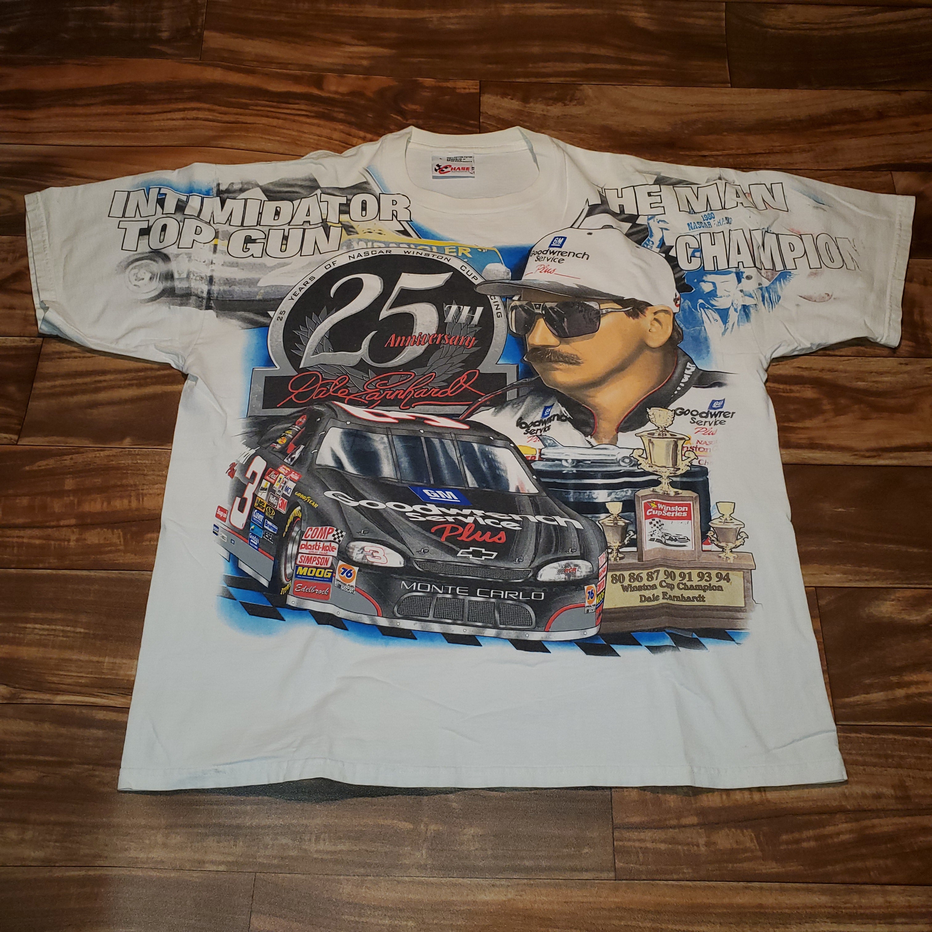 Vintage hotsell Dale Earnhardt The Man XL Nascar T-Shirt Grail