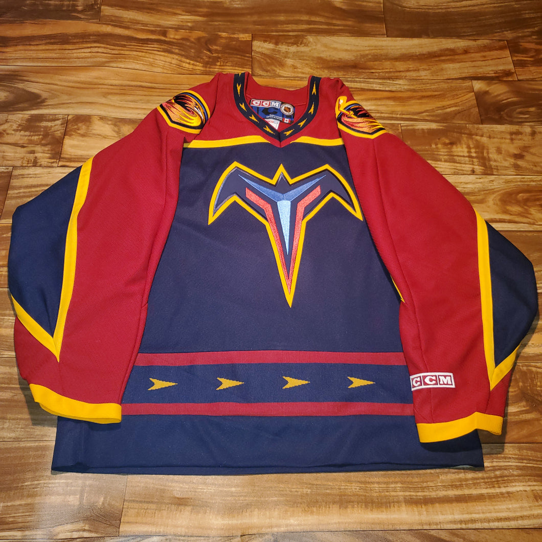 L/XL - Vintage Atlanta Thrashers Stitched Hockey Jersey
