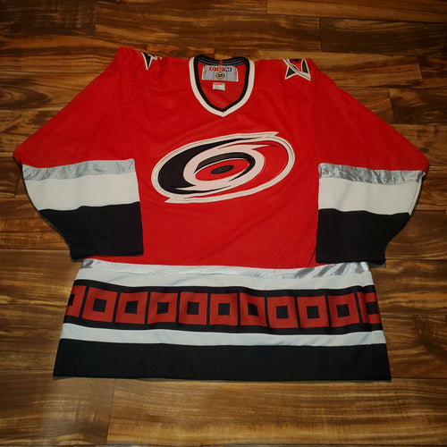 L/XL - Vintage Carolina Hurricanes Stitched Hockey Jersey