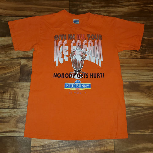 S/M - Vintage Blue Bunny Ice Cream Advertisement Shirt