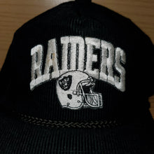 Load image into Gallery viewer, Vintage Corduroy Oklahoma Raiders NFL Snapback Hat