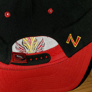 Vintage Calgary Flames NHL Zephyr Graph-X 100% Wool Snapback Hat