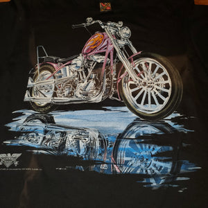 L - Vintage 1993 3D Emblem Motorcycle Shirt