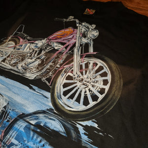 L - Vintage 1993 3D Emblem Motorcycle Shirt