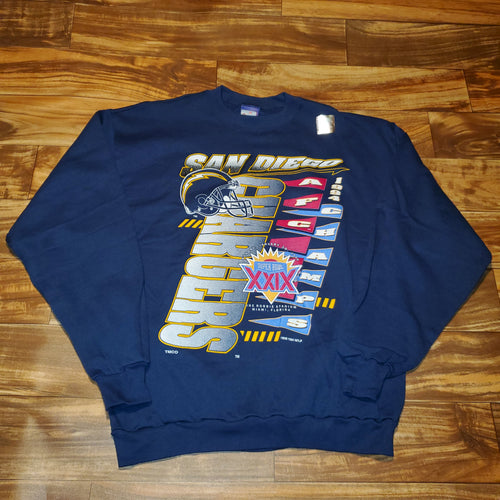 XL - NEW Vintage 1994 Chargers Super Bowl XXIX Sweater