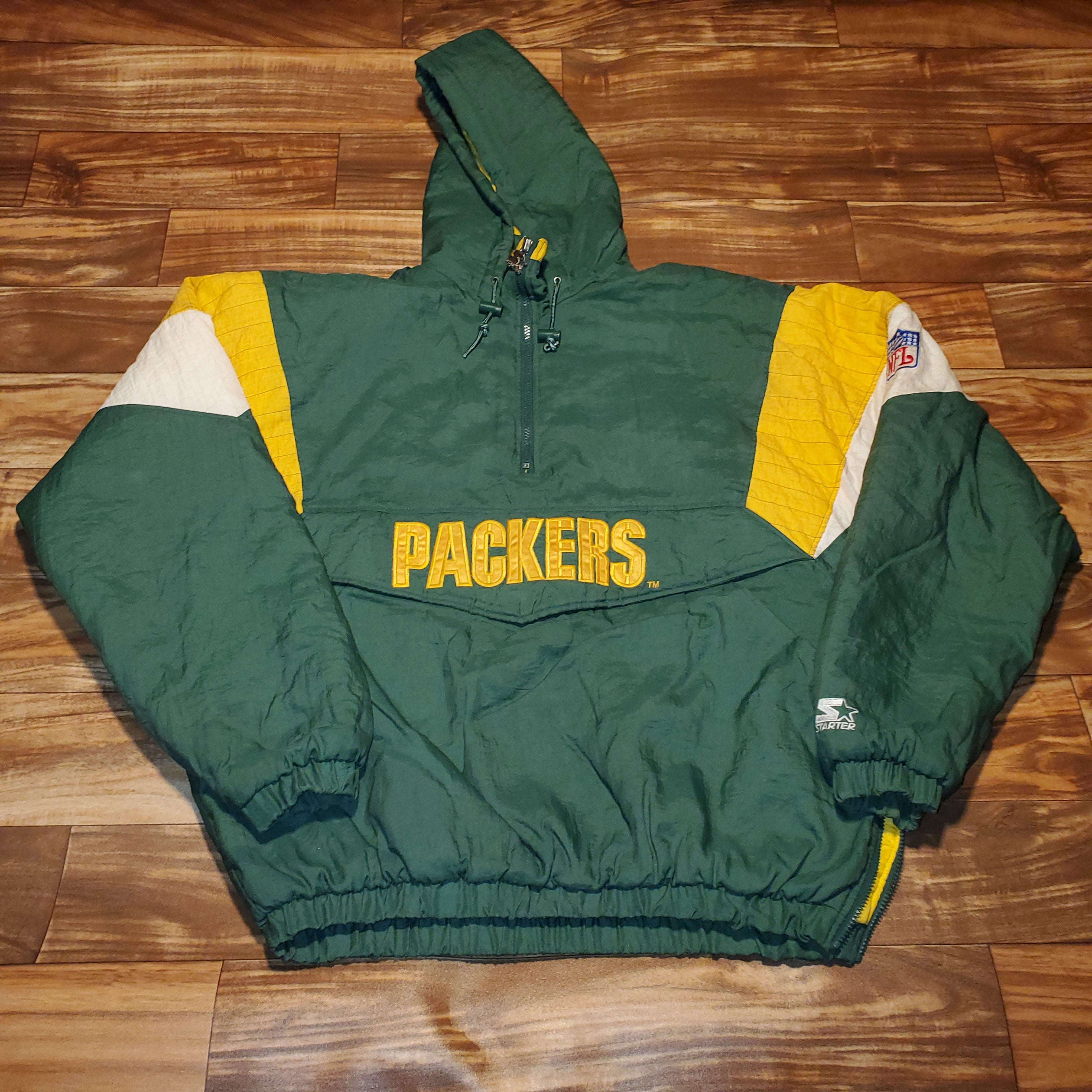 Antigua Men's Green Bay Packers Fortune Green Pullover Jacket