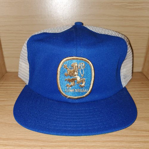 Vintage Lowenbrau Beer Trucker Mesh Hat