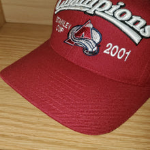 Load image into Gallery viewer, Vintage 2001 Colorado Avalanche Champions NHL Hat