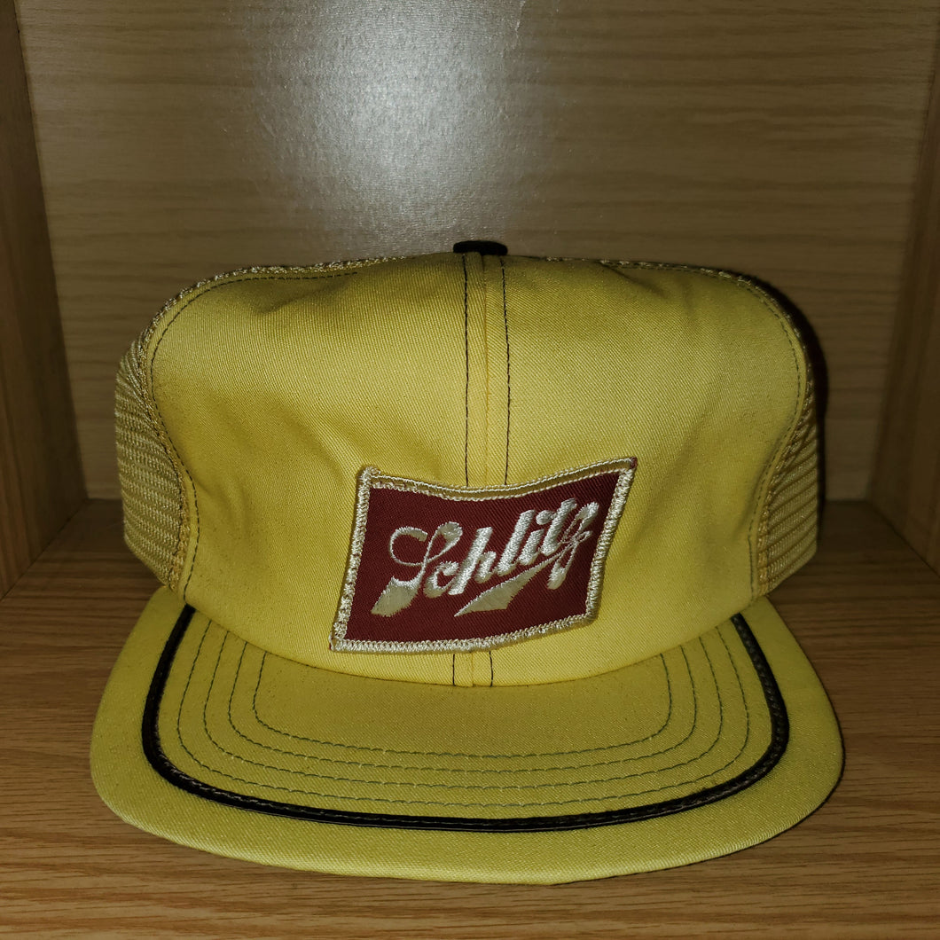 Vintage Rare Schlitz Beer Trucker Hat
