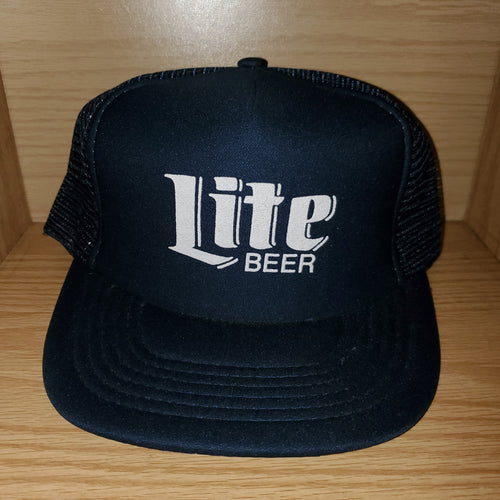 Vintage Miller Lite Beer Trucker Hat