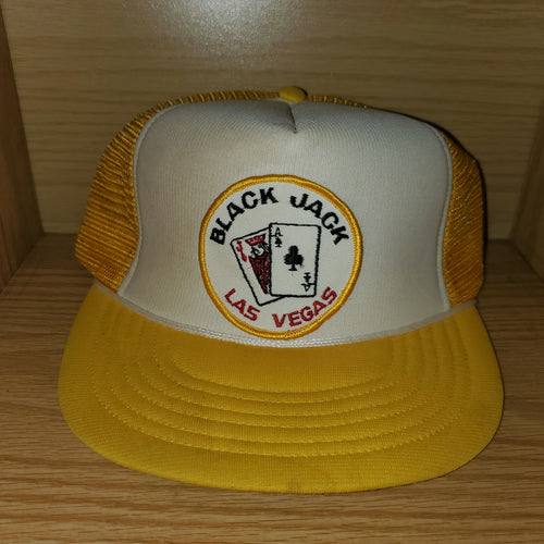 Vintage Las Vegas Black Jack Trucker Hat