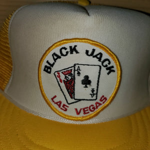 Vintage Las Vegas Black Jack Trucker Hat