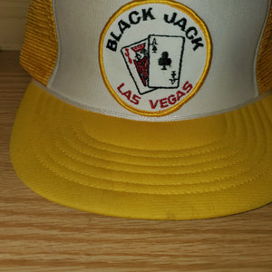 Vintage Las Vegas Black Jack Trucker Hat